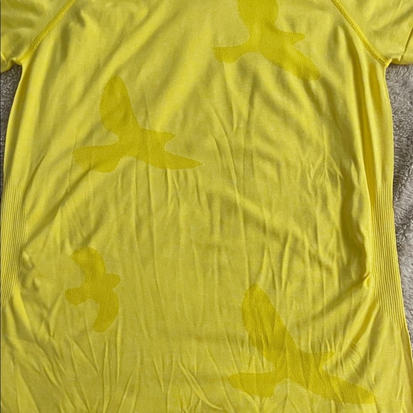 Oiselle Bright Yellow Short Sleeve Tee - Picture 3 of 6